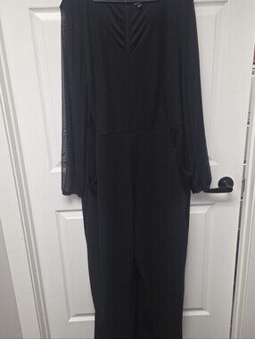New Bebe women's 2XL black jumpsuit